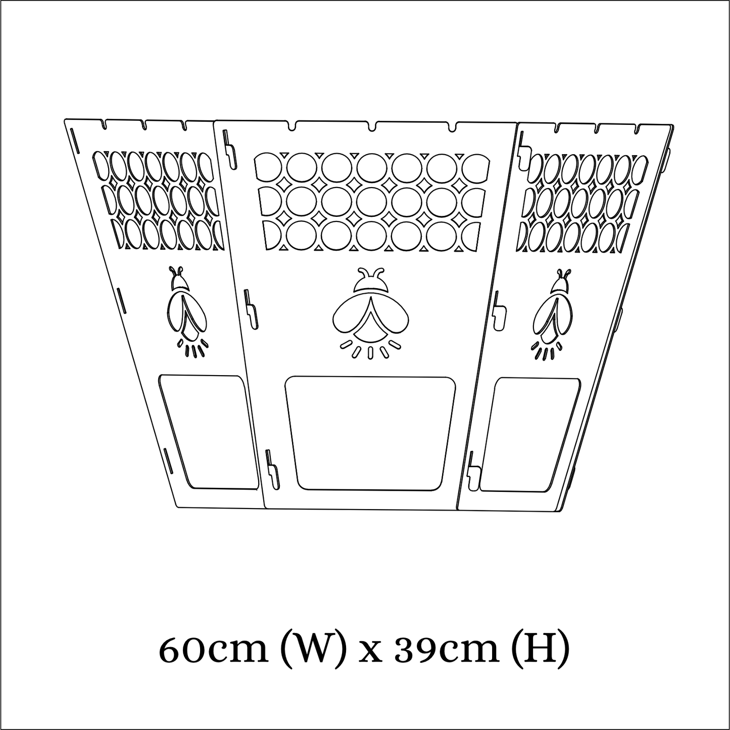 Joanna: Flat-Packed Steel Firepit